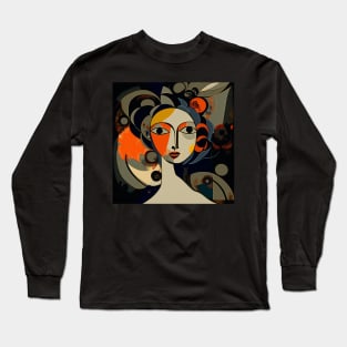 Asian Abstract #12 Long Sleeve T-Shirt